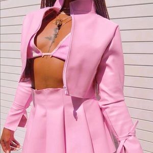 Pink Skirt Set